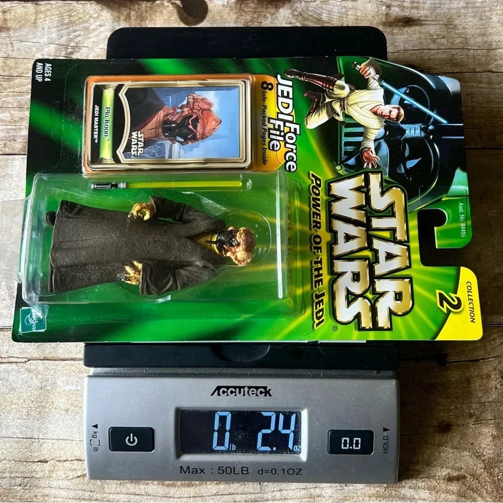 Star Wars Power‎ of the Jedi Plo Koon Jedi Master Action Figure Hasbro 2000 NIB